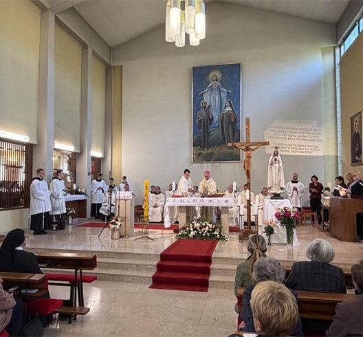 Proslava svetkovine Gospe Fatimske kod klarisa u Zagrebu